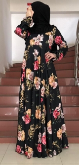 Платье Лен темное